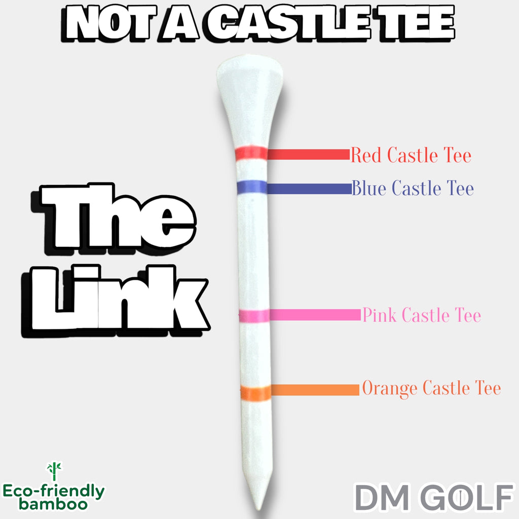 DM Golf The Link Bamboo Tees | 50 Pack