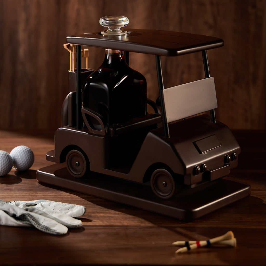 Golf Decanter Whiskey Decanter Brown Mahogany Wood Golf Gifts For Both Men Women Gol